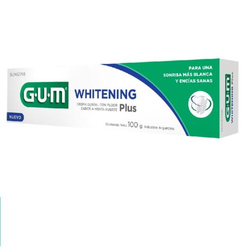 Foto de Pasta Dental Gum Whitening Plus con Fluor y Menta 100 g