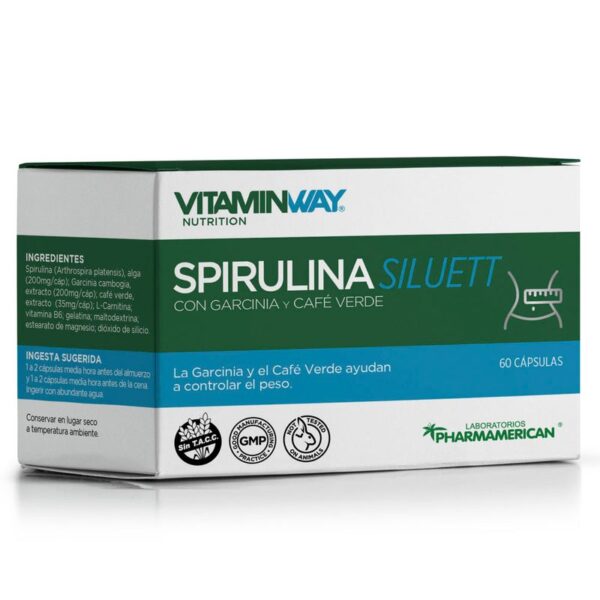 Foto de Suplemento Dietario Vitamin Way Spirulina Siluett x 60 cápsulas