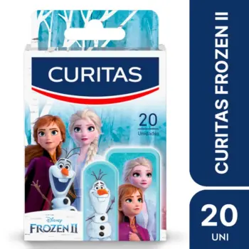 Imagen de Apósito Adhesivo Curitas Frozen II P/Niños x20un un producto de Cuidado de la Salud.