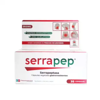 Imagen de Serrapep x 30 cápsulas un producto de Nutrición y Deportes.