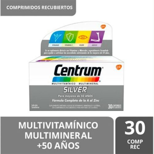 Foto de producto: Centrum Silver  Suplemento Dietario Para +50 Años X 30 Compr