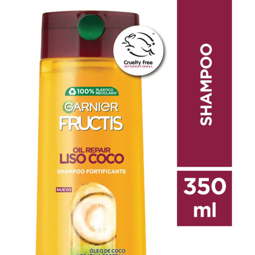 Foto de producto: Garnier Fructis Shampoo Oil Repair Liso Coco Fortificante 350ml
