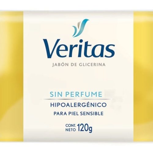 Foto de producto: Veritas Jabón Barra Glicerina Sin Perfume Piel Sensible 120g