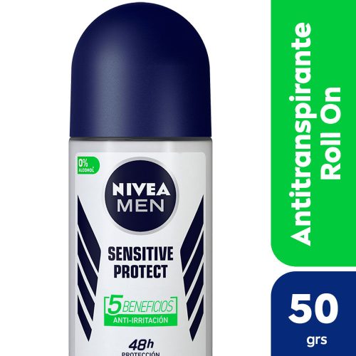 Foto de producto: Desodorante antitranspirante NIVEA MEN Sensitive Protect Roll On x 50 ml