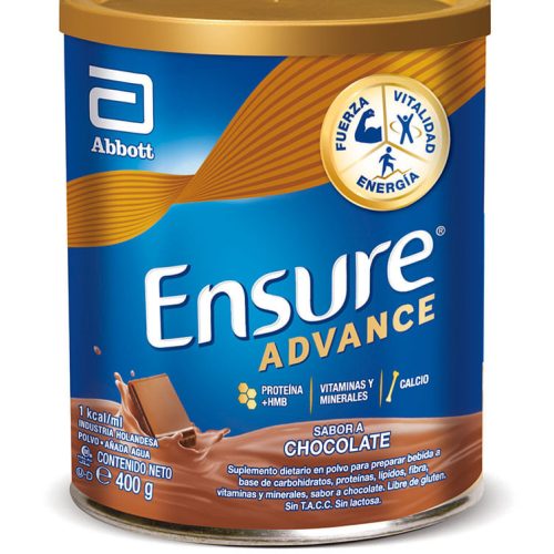 Foto de Producto Suplemento Nutricional Ensure Advance en Polvo sabor a Chocolate x 400 g