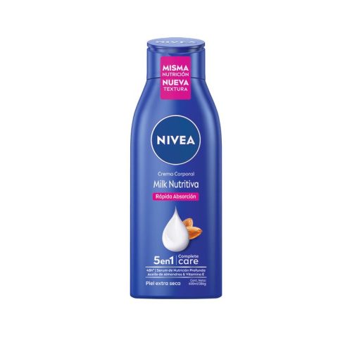 Foto de Producto Crema Corporal Hidratante Nivea Milk Nutritiva 5 en 1 x 400 ml