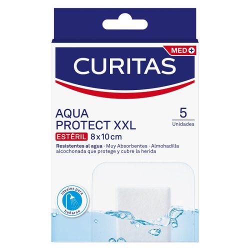 Foto de Producto Apósitos Adhesivos Curitas Aqua Protect XXL para Todo tipo de Piel x 5 un