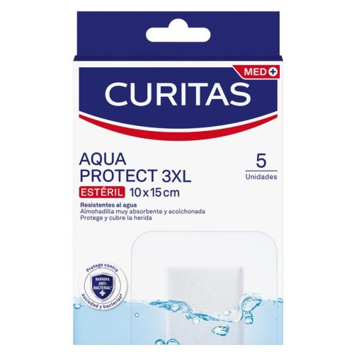 Foto de Producto Apósitos Adhesivos Curitas Aqua Protect 3XL para Todo tipo de Piel x 5 un